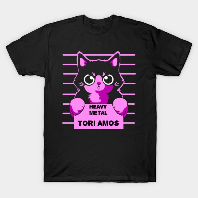 Tori Amos cats T-Shirt by Background wallpapers 